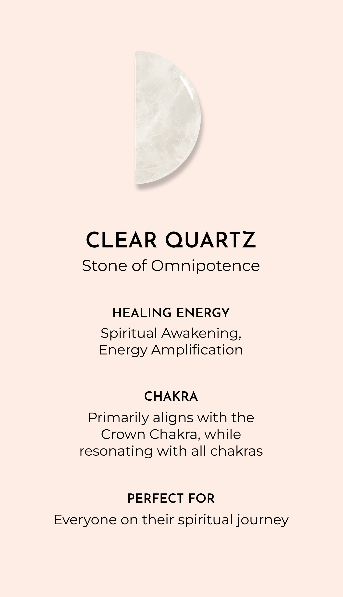 Orblink Clear Quartz Properties - Stone of Omnipotence Meaning, Healing Energy & Crown Chakra Alignment