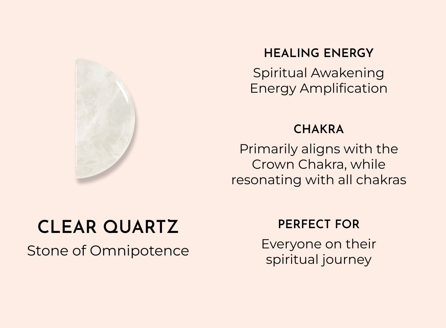Orblink Clear Quartz Properties - Stone of Omnipotence Meaning, Healing Energy & Crown Chakra Alignment