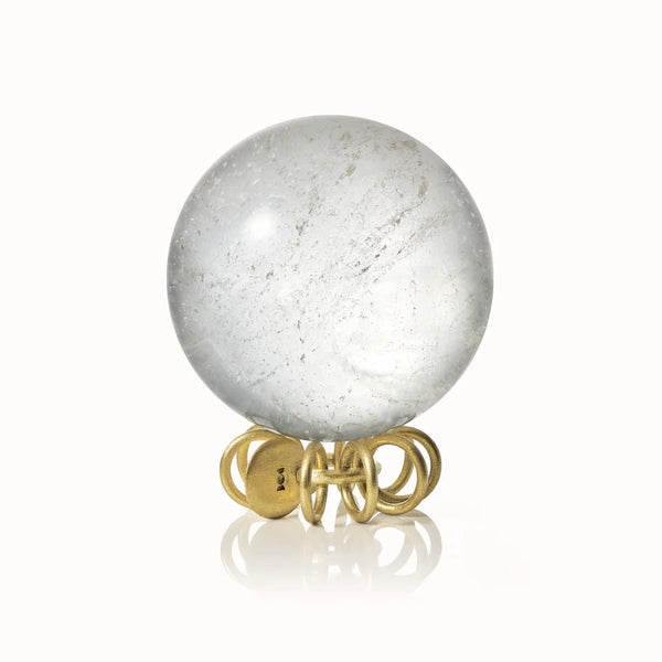 A large Himalay6an Quartz Crystal Ball
