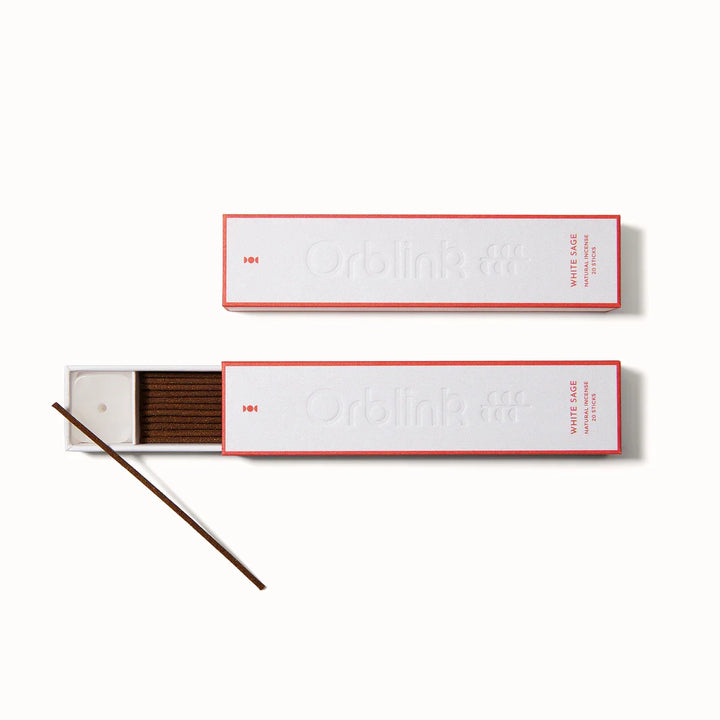 A box of White Sage Purification Kit, with packaging showcasing its use for energy cleansing and ritual purposes.